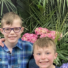 Seth’s nephew’s Maxwell and Wesley on Easter at church, 2022