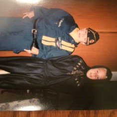 MICHAEL EHL AND AARON - HALLOWEEN IN THE EARLY YEARS