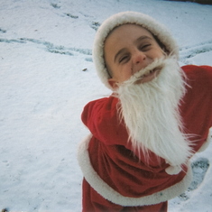 Aaron as Santa @ age 6