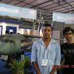Abhijeet and airplanes- At airshow in Hydrabad