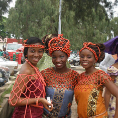 Cultural Day Abby with Simi and Trisha