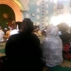 Prayers At the Mosque 
