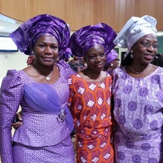 Abi with Jumoke and Laide