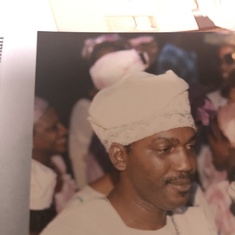 Dr. Abiola Adebowale at Papa's Funeral Celebration