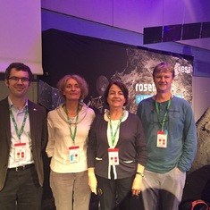 Anny-Chantal at the Rosetta end of mission meeting in September 2016