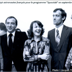 Sélection d'astronautes français de 1977 pur le programme européen Spacelab. Crédit : Jacques Tiziou