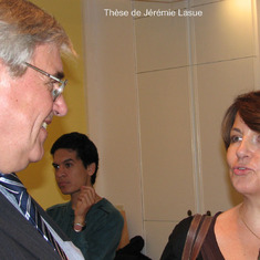 The two codirectors for J. Lasue thesis from Belgium and France
