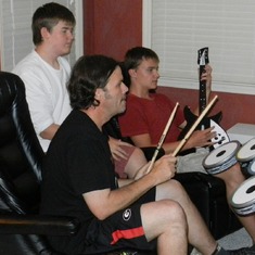 Rock Band with Harrison and Uncle Alan 2012