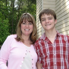 Adam and Mom, Easter 2011