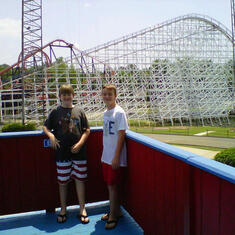 roller coaster boys at six flags, 2011