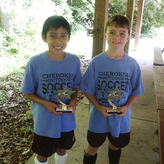 adam & james, soccer buddies