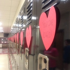 Heart Locker project at Cherokee HS for Adam.