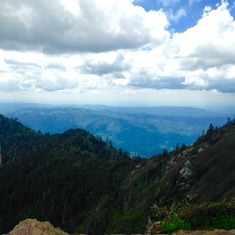 Cliff Tops 5.30.2015-- We scattered Adam's ashes here on May 30, 2015. He always wanted to hike LeConte, we had it on our list for summer of 2013.