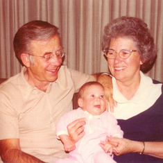 1974 With Granddaughter Sara