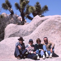 1985 Joshua Tree with Tim & Jane Sanders