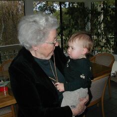 Addie and Great Grandson Jake (2003)