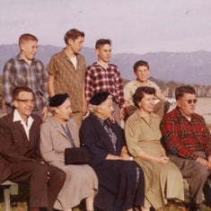 1960 Family Gathering in Santa Barbara
