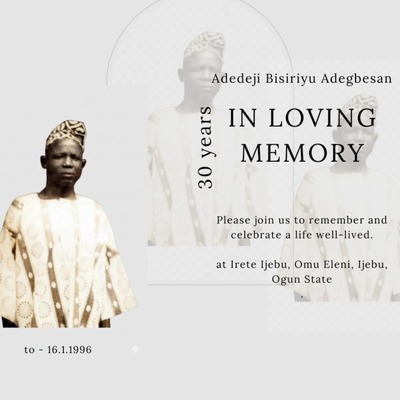 Adedeji Bisiriyu Adegbesan