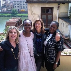 Dear Shola, this was taken in Florence with Anne and Rosalba. it ‘s been a priviledge meeting you  and dealing with you.
Your elegance and beauty has conquered us all. Rest in peace