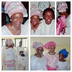 God Mother moments to Anu & Ore Ogunbiyi. We all went to Ipara Remo, for Blessings. 