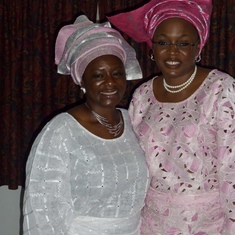 Aunty Sola & Banke Alawaye Proud Godmothers, both now angels 