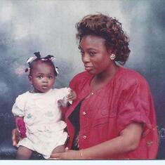 Aunty Yinka and Gloria Oreoluwa