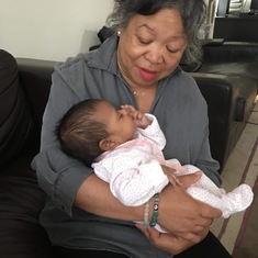 Love cuddles with grandma