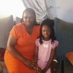 Agnes spending quality time with niece, Teni Rumala from, New York, USA