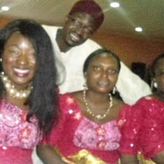 Right to Left: BodiAgnes,sister Emily, cousin-brother Yisa,cousin-sister BodiBernice_2013