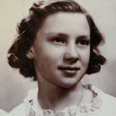 Agnes, Catholic confirmation, 1942