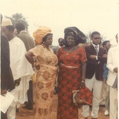 Mama and Mrs Nwiyi in the 80's