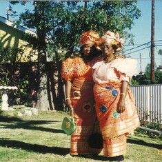Mama with Beaty in 1998