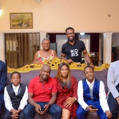 Mum with Okenna’s family and Ihekwaba