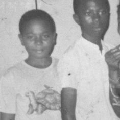 Ahmed and Deolu. Ahmed aged 11