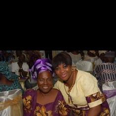 Mum's friend Mrs. Tosin Sanusi & Bimpe