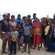 Visit to the Beach with Children & Grandchildren in 2017