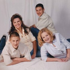 Jason was in 7th grade, with Mom, Brandon and Shauna