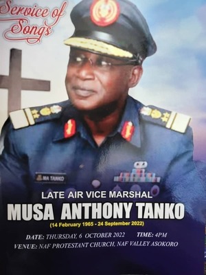 Air Vice Marshall MUSA ANTHONY TANKO