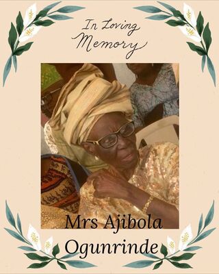 Ajibola Adunni Ogunrinde  Nee Lawoyin aka Iya ewe