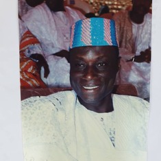 Daddy looking handsome at Akin's wedding (1999)