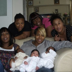 2008 with the newborns and mum-to-be!