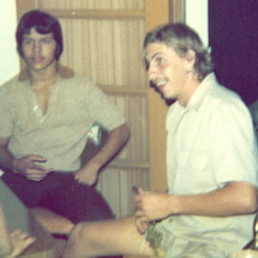 Greg & Al - Best Buds Always taken in 1974.