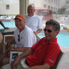 Al with frat bro Mike Shelby and John Knutson at Palm Springs in 2009