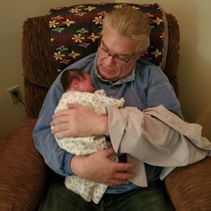 So excited about his FIRST GRANDDAUGHTER