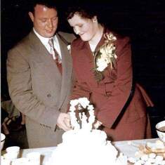 Wedding Day. Oct 9, 1951