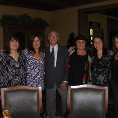 Salt Lake Country Club celebration for Julie's Birthday,,,left to right: Patty (Passed away 2/1/2010), Sue, Dad, Julie, Micah (Julie's daughter) and Gloria. The Frank Sisters.