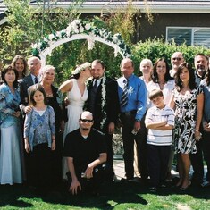 Micah and Rick's wedding day. Our beautiful family.