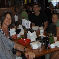 Aug 13 2008. Dad, Gloria, Patty, Sam, Michael and Sue.