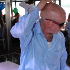 Alan loved to dance and have a good time.