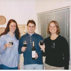 With Kathryn & Susan Patterson 1998